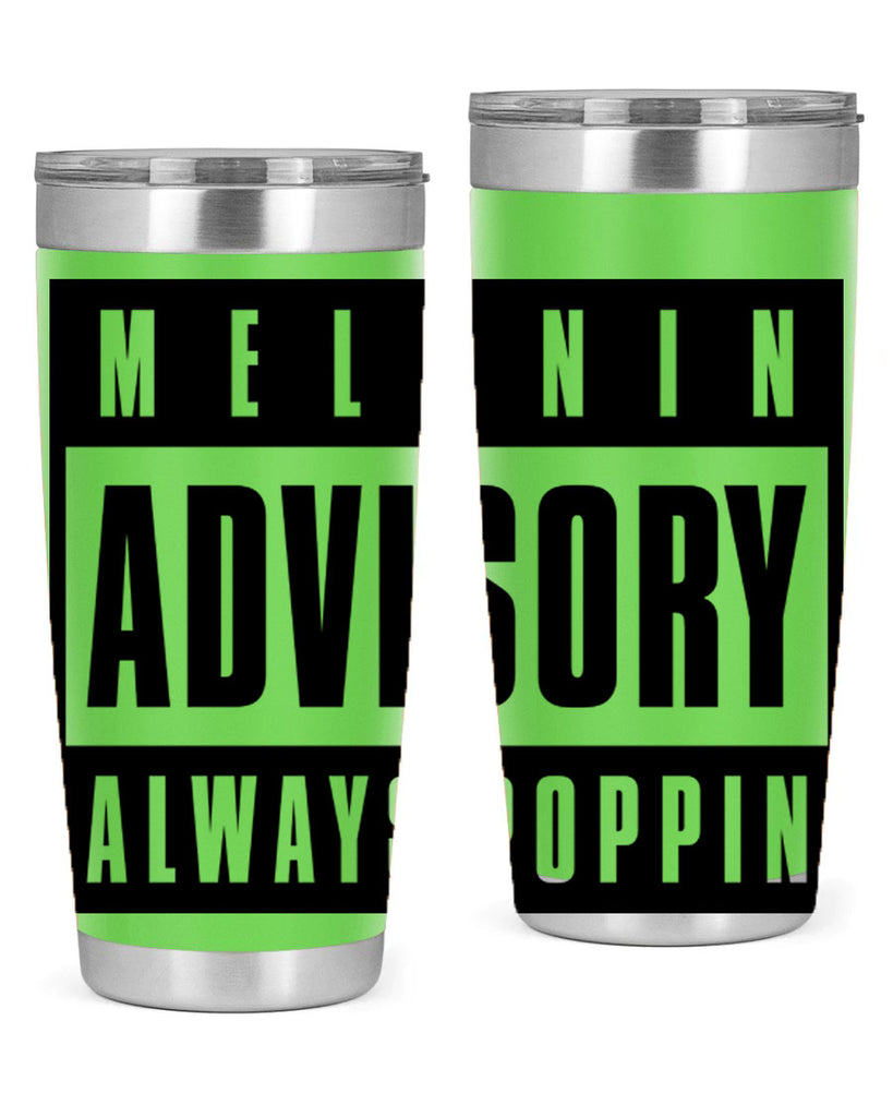 melanin advisory 80#- black words phrases- Cotton Tank