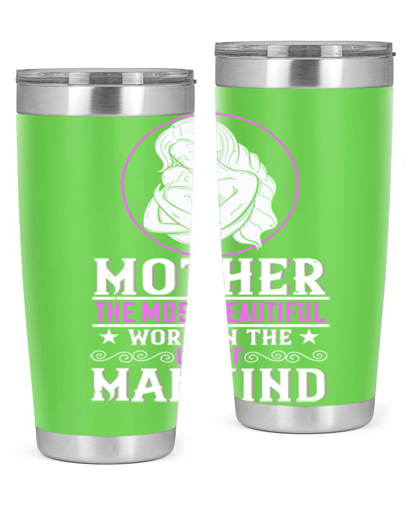 mother the most beautiful word on the lips of mankind 102#- mom- Tumbler