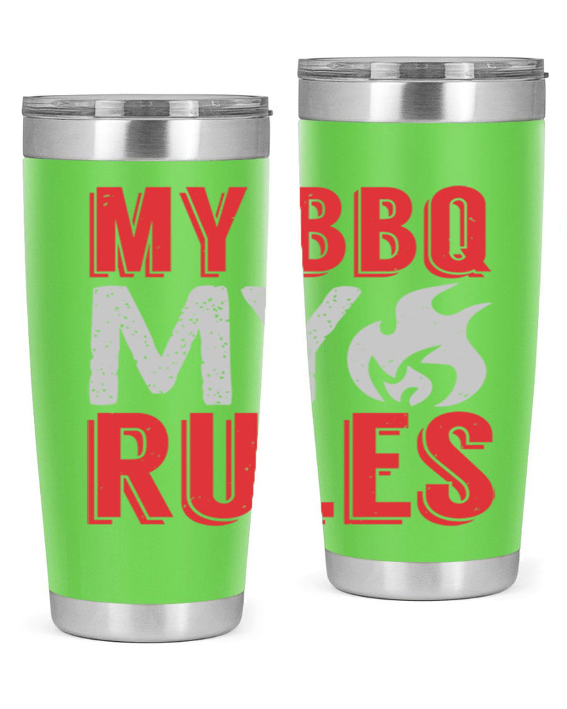 my bbq my rule 22#- bbq- Tumbler