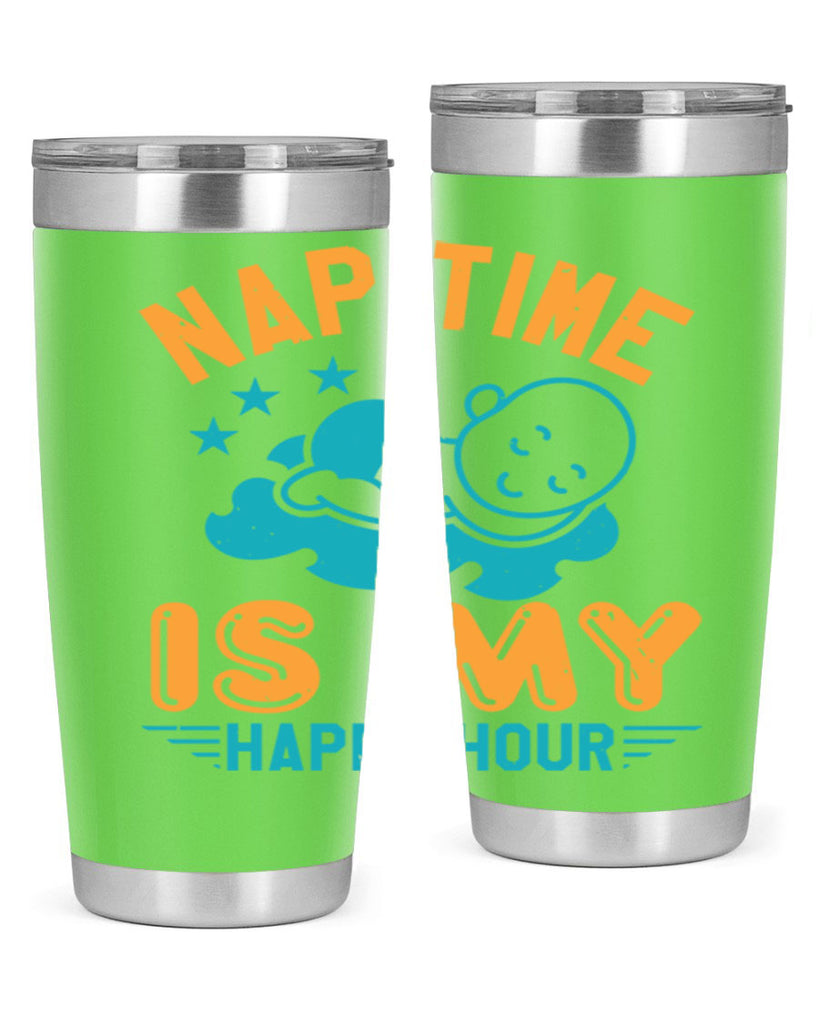 nap time is my happy hour Style 27#- baby shower- tumbler