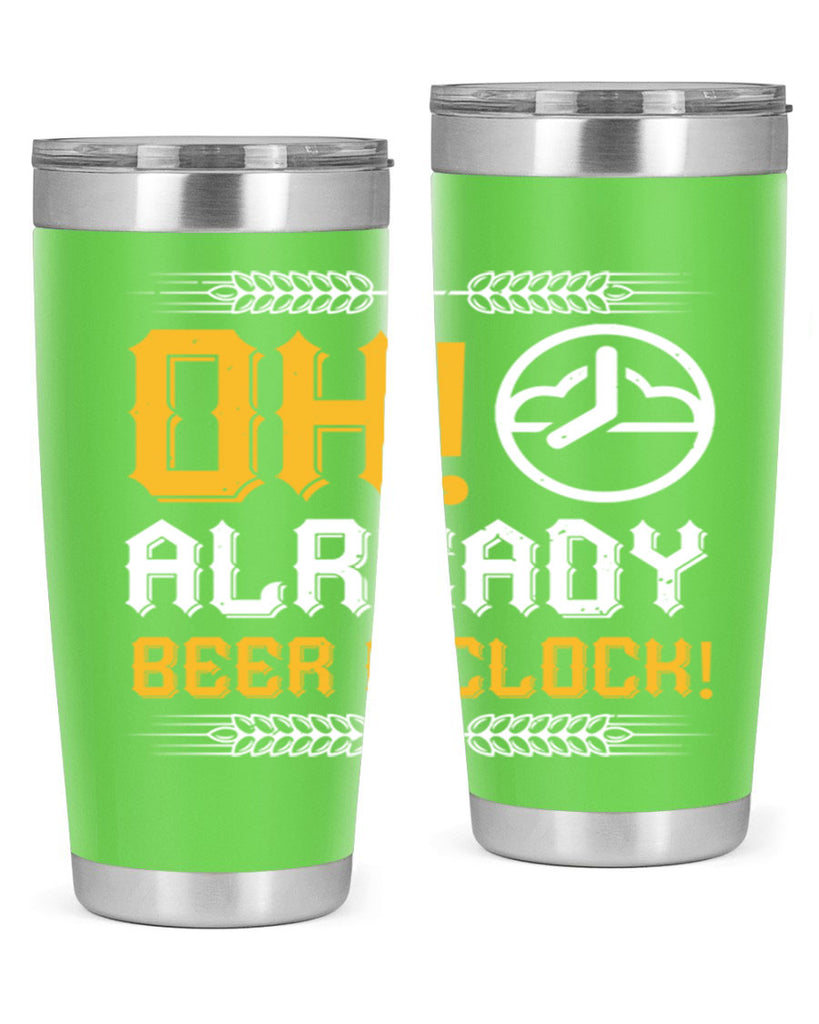 oh already beer oclock 54#- beer- Tumbler