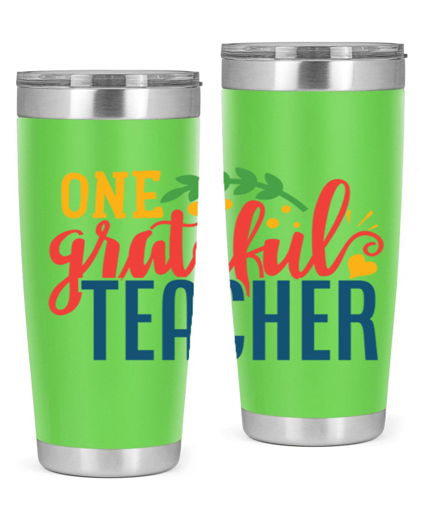 one grateful teacher Style 167#- teacher- tumbler