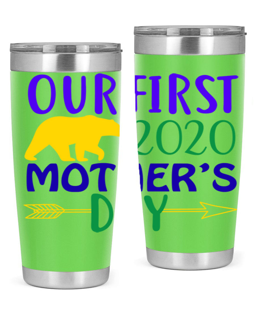 our first mothers day 4#- mardi gras- Tumbler