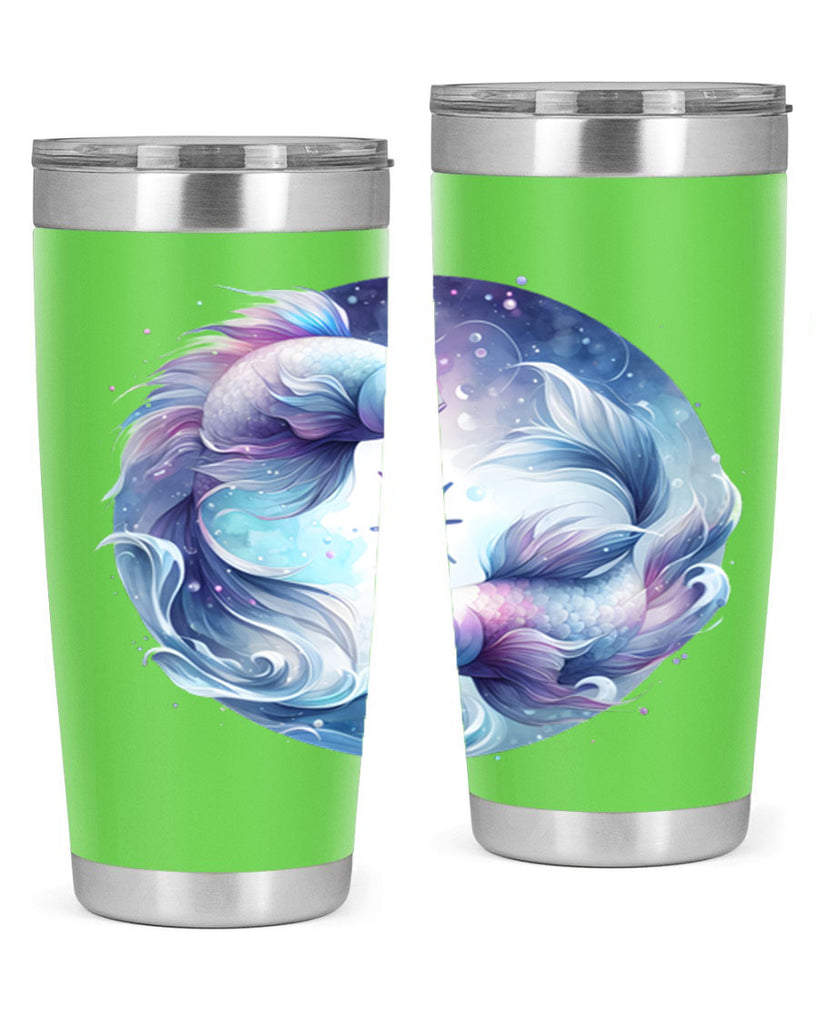 pisces 349#- zodiac- Tumbler