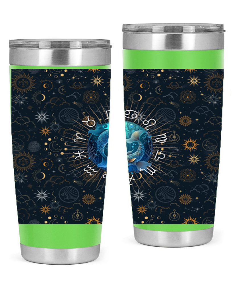 pisces Straight 366#- zodiac- Tumbler