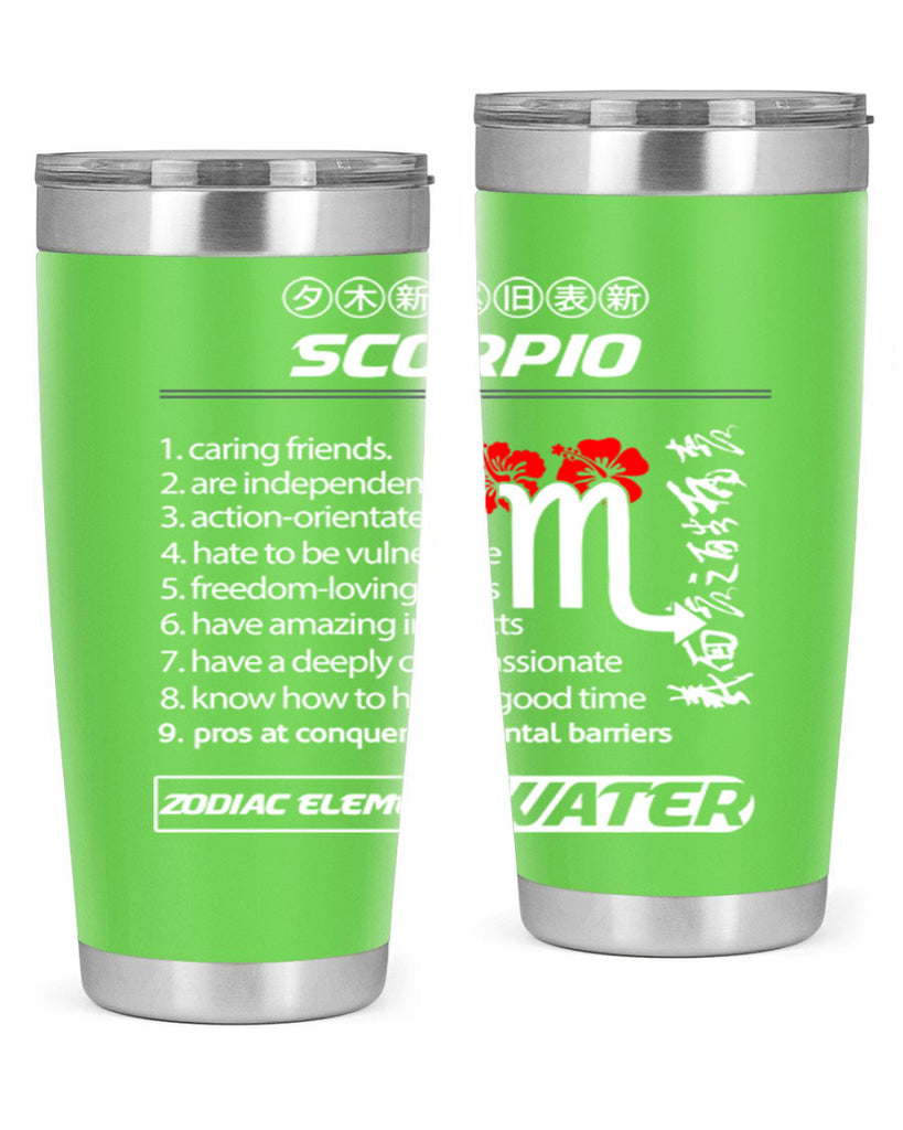 scorpio 456#- zodiac- Tumbler