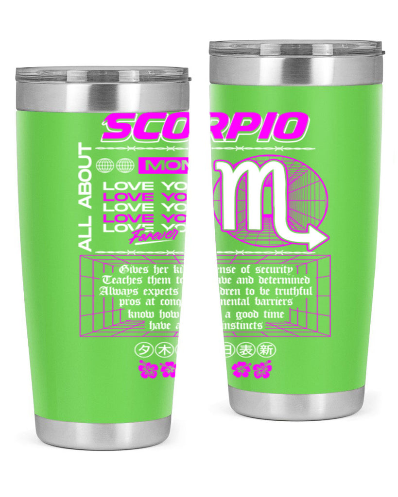 scorpio 457#- zodiac- Tumbler