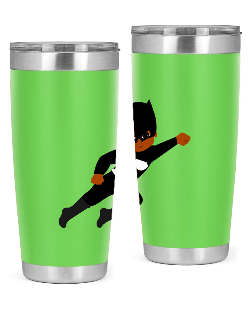 super kid 12#- black men - boys- tumbler