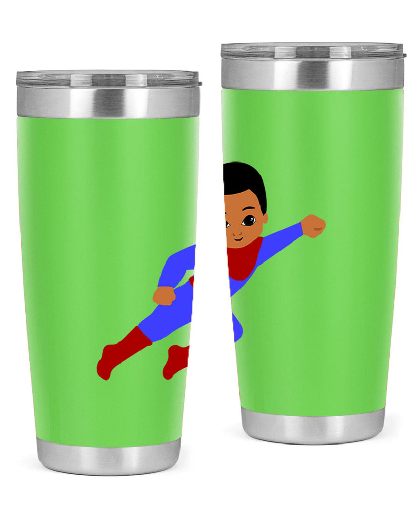 super kid 14#- black men - boys- tumbler
