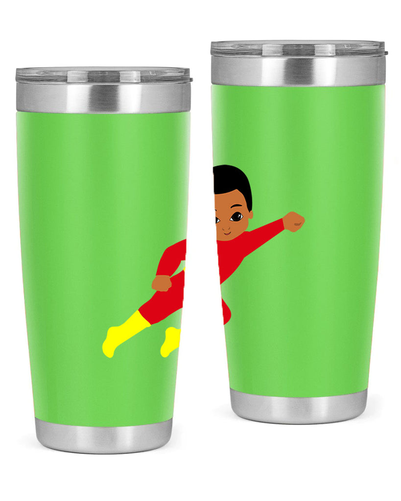 super kid 4#- black men - boys- tumbler