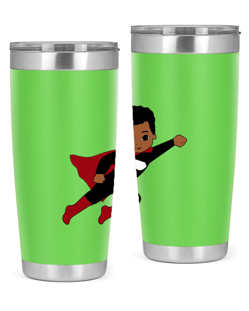 super kid 5#- black men - boys- tumbler