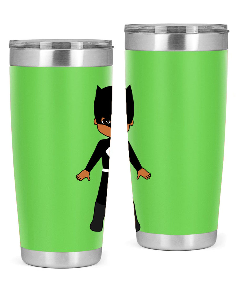 super kid 8#- black men - boys- tumbler