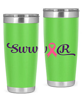 survivor Style 3#- breast cancer- Tumbler