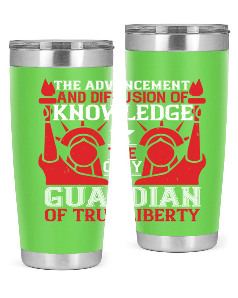 the advencement and diffusion of knowledge Style 190#- Fourt Of July- Tumbler