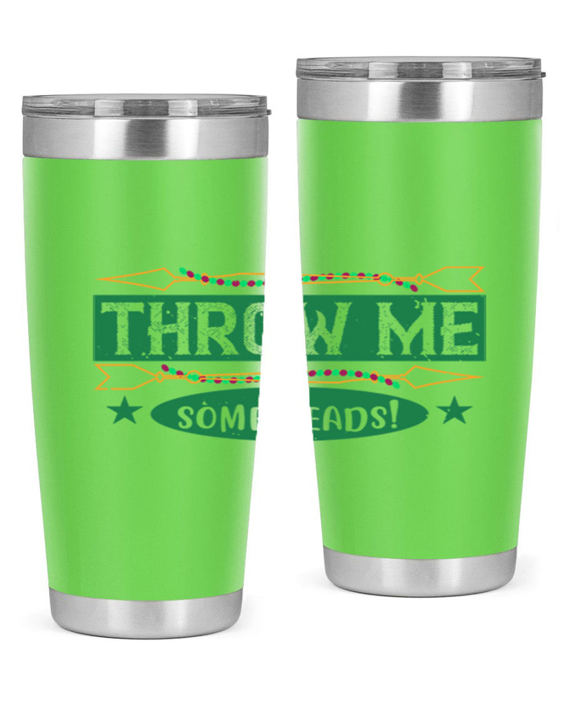 throw me some beads 34#- mardi gras- Tumbler