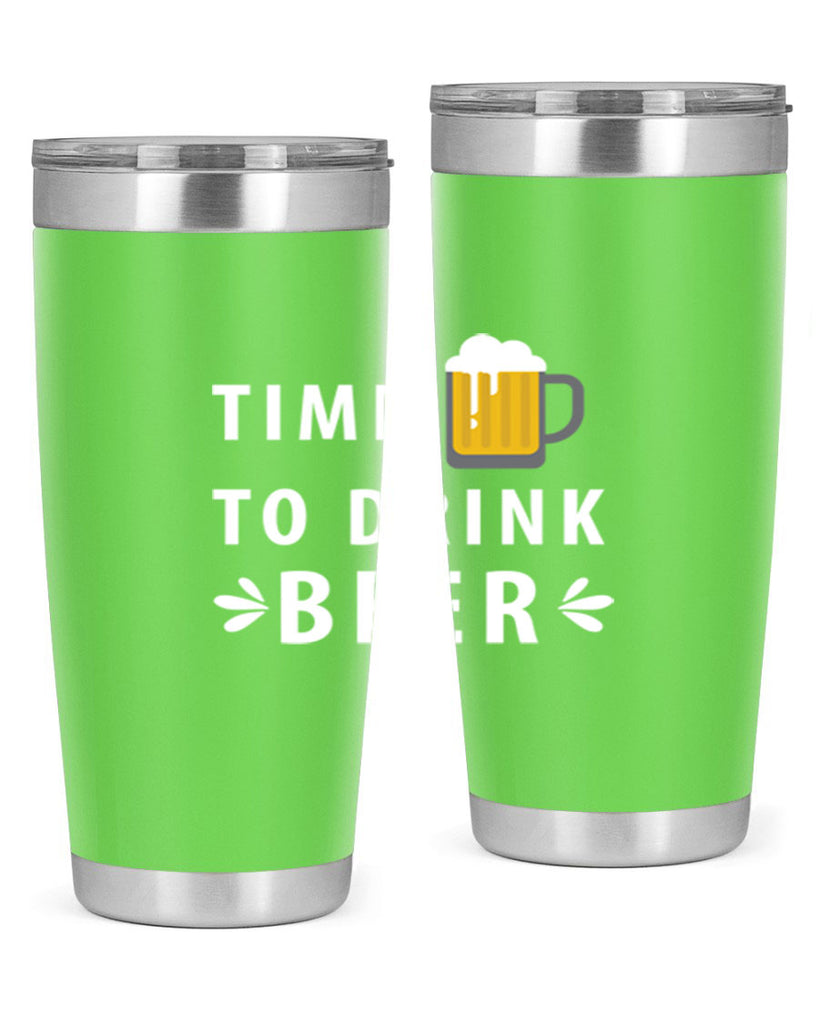 time to drink 7#- beer- Tumbler