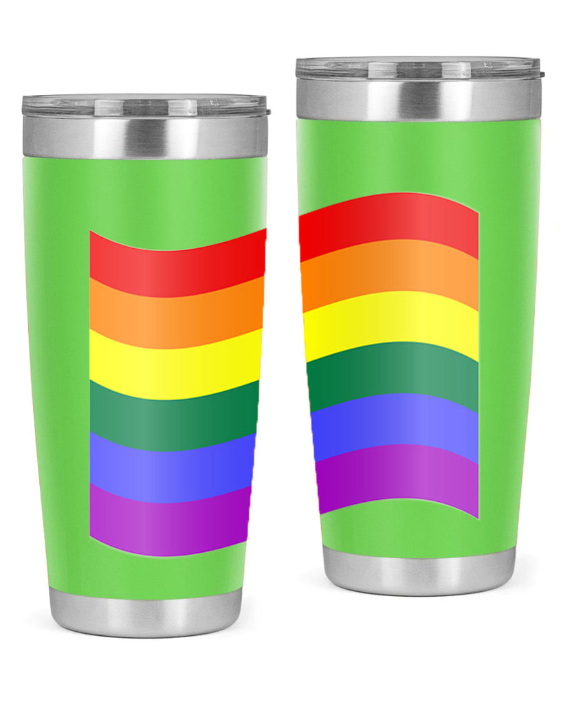 wavy rainbow flag 1#- lgbt- Tumbler