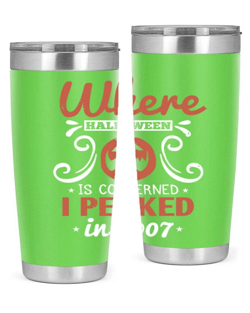 where halloween is 122#- halloween- Tumbler