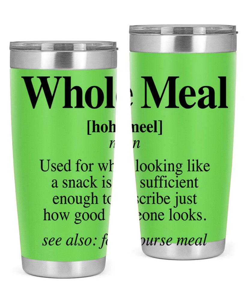 whole meal 10#- black words phrases- Cotton Tank