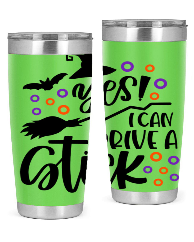 yes i can drive a stick 3#- halloween- Tumbler