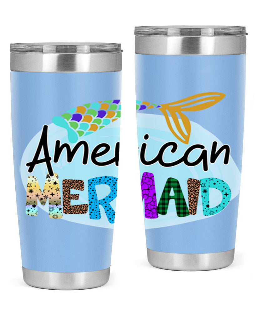 American Mermaid 14#- mermaid- Tumbler