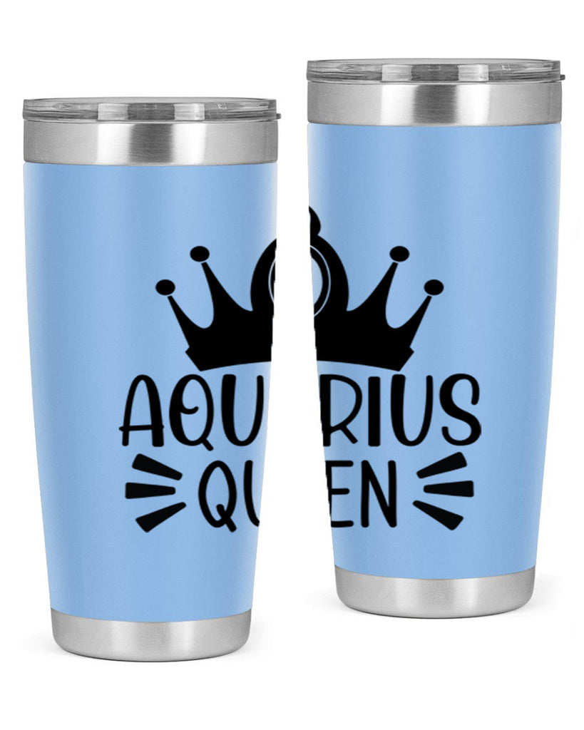Aquarius queen 73#- zodiac- Tumbler