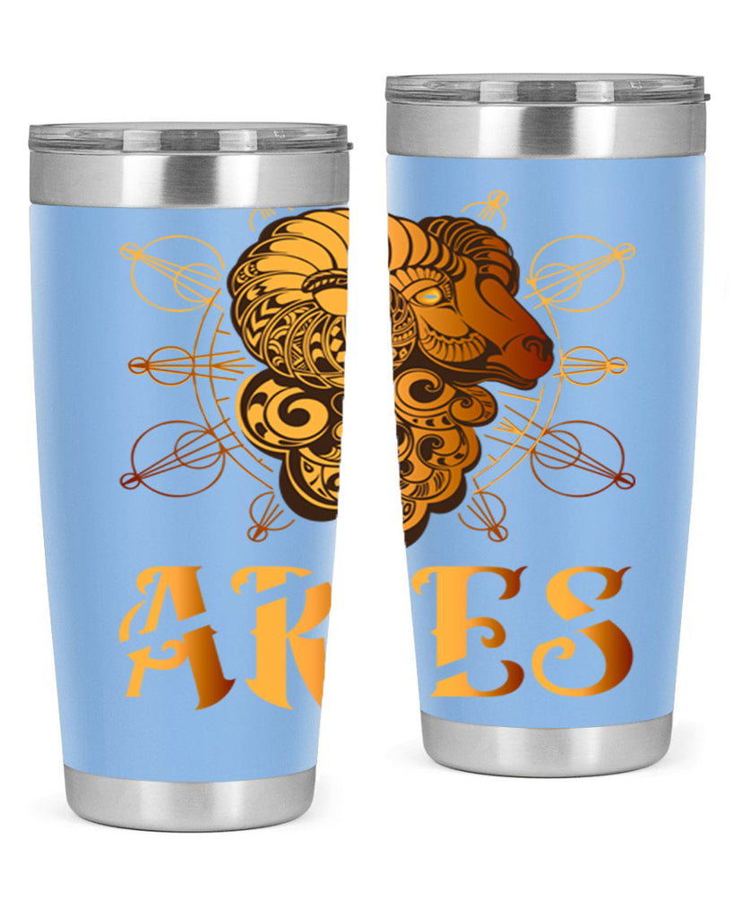 Aries 121#- zodiac- Tumbler