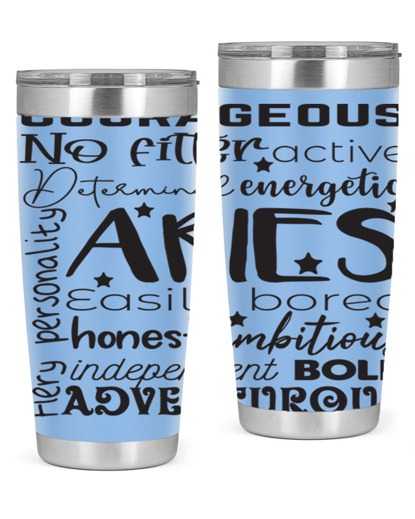 Aries 564#- zodiac- Tumbler