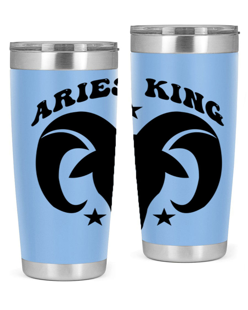 Aries king 110#- zodiac- Tumbler