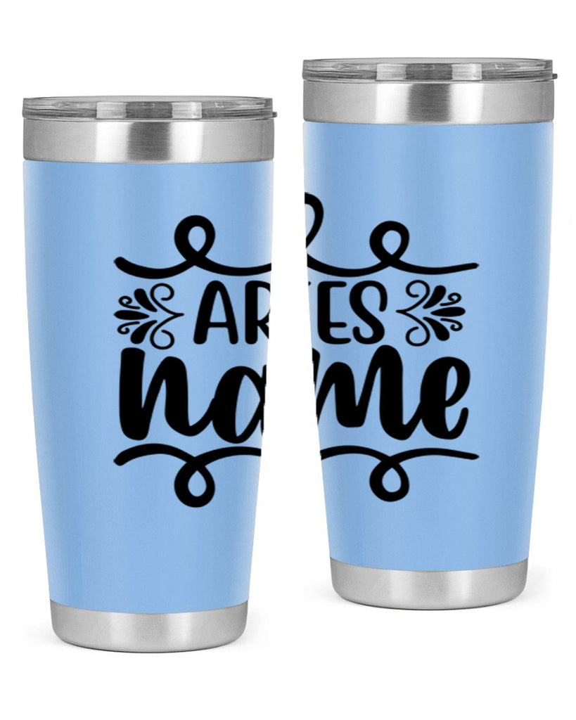 Ariesname 112#- zodiac- Tumbler