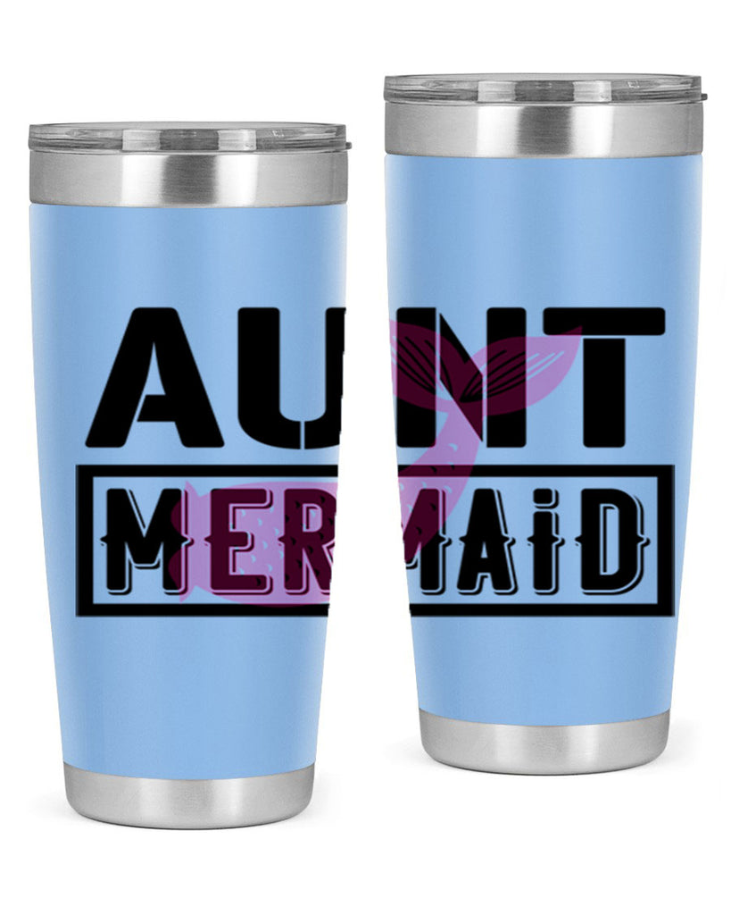 Aunt mermaid 17#- mermaid- Tumbler