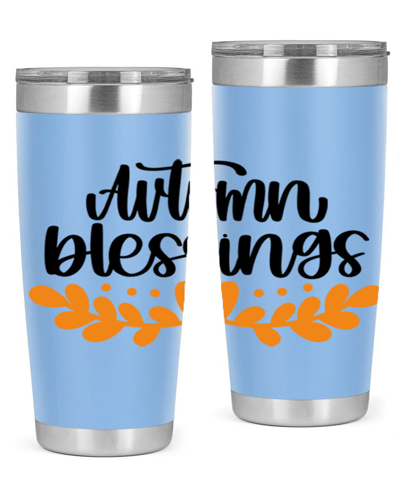 Autumn Blessings 472#- fall- Tumbler