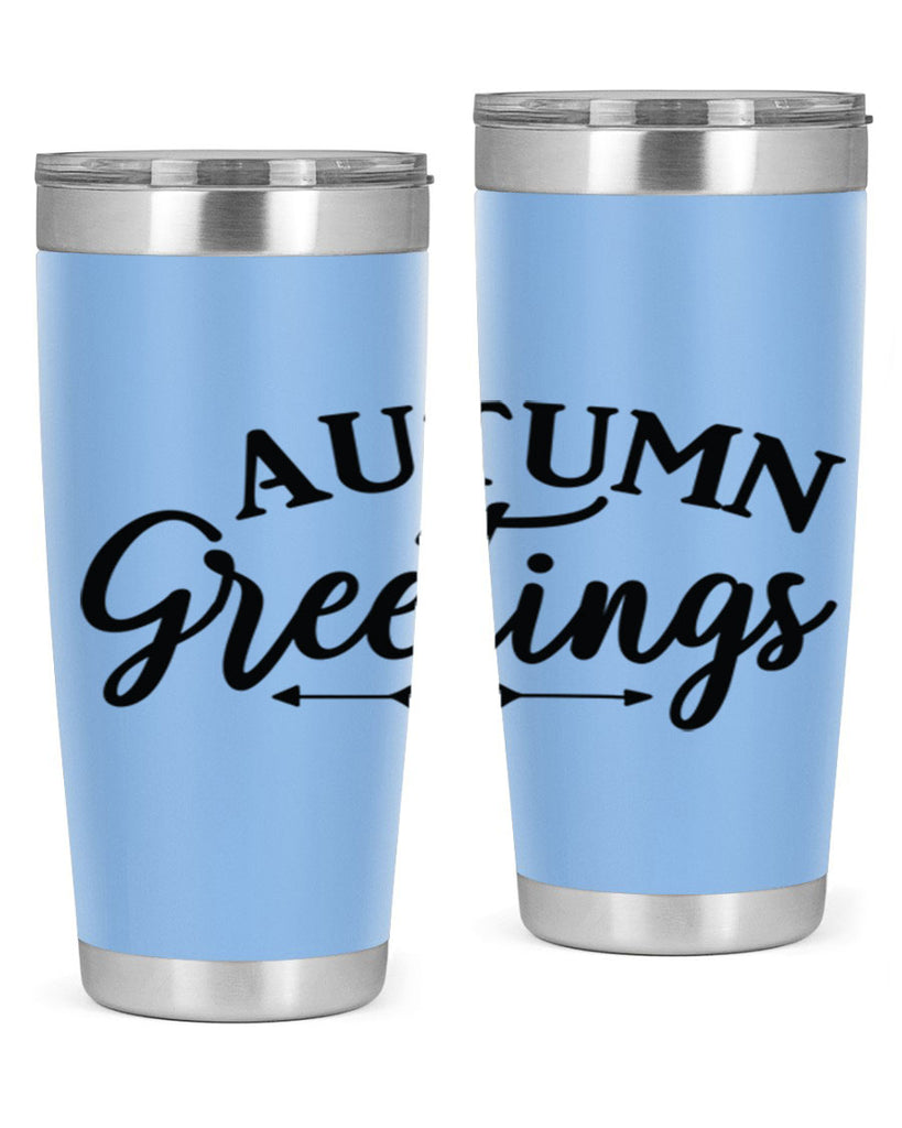 Autumn Greetings 16#- fall- Tumbler