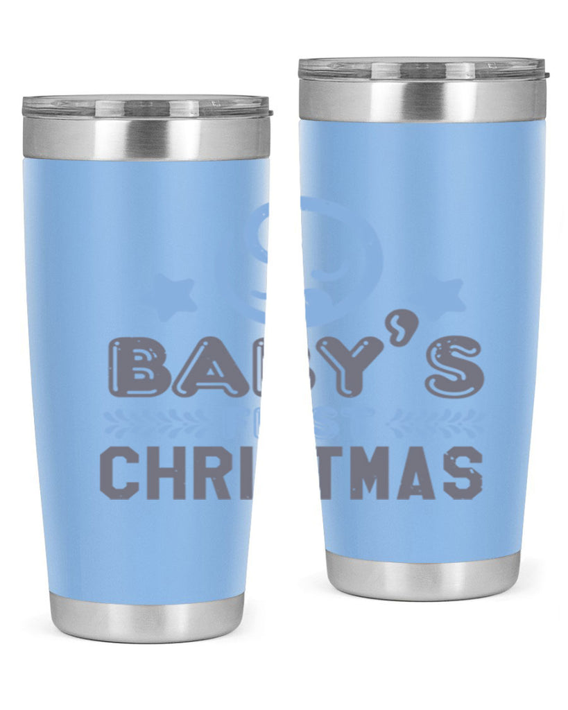Baby First Christmas Style 2#- baby shower- tumbler