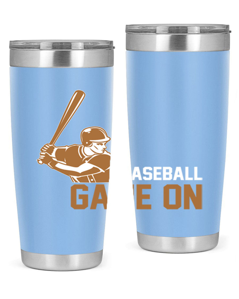 Baseball game 1446#- baseball- Tumbler