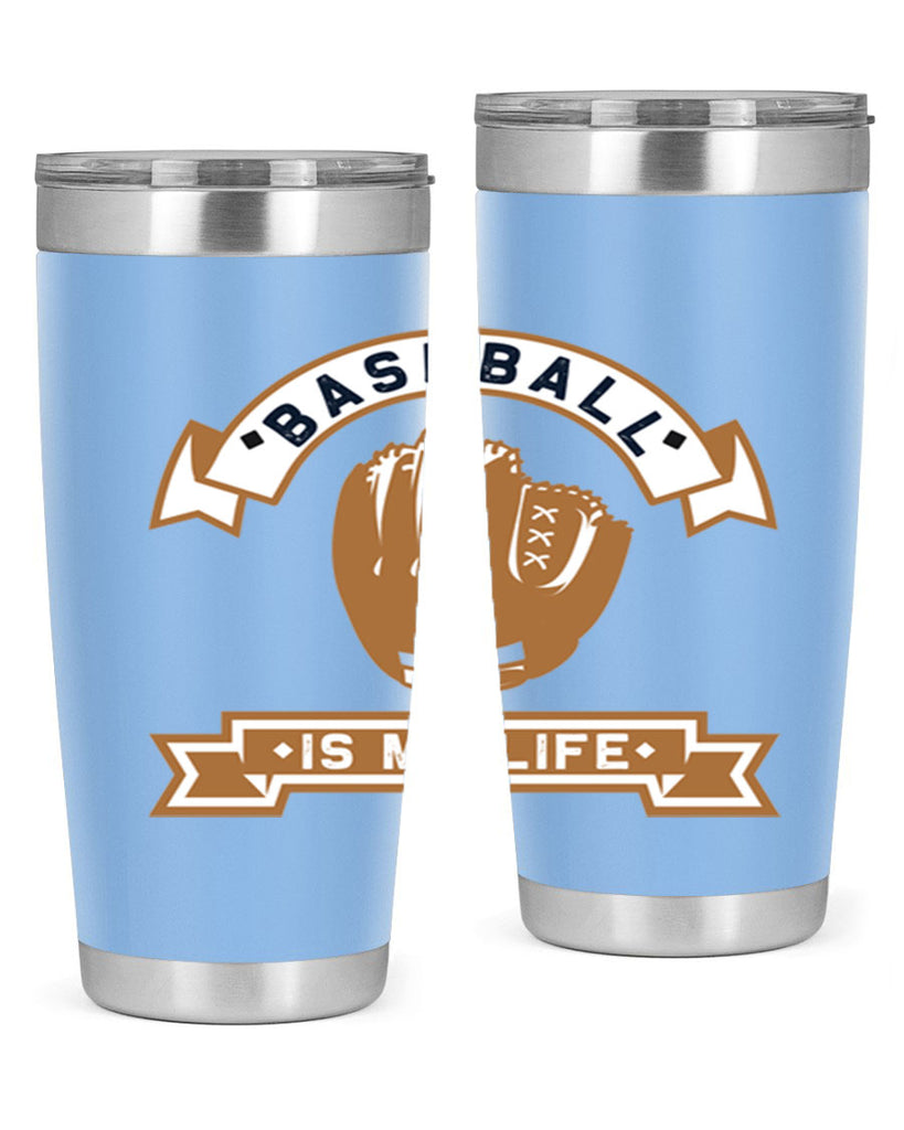 Baseball is 1445#- baseball- Tumbler