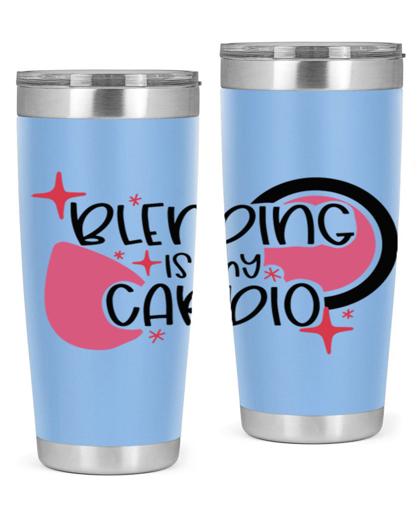 Blending Is My Cardio Style 128#- make up- Tumbler