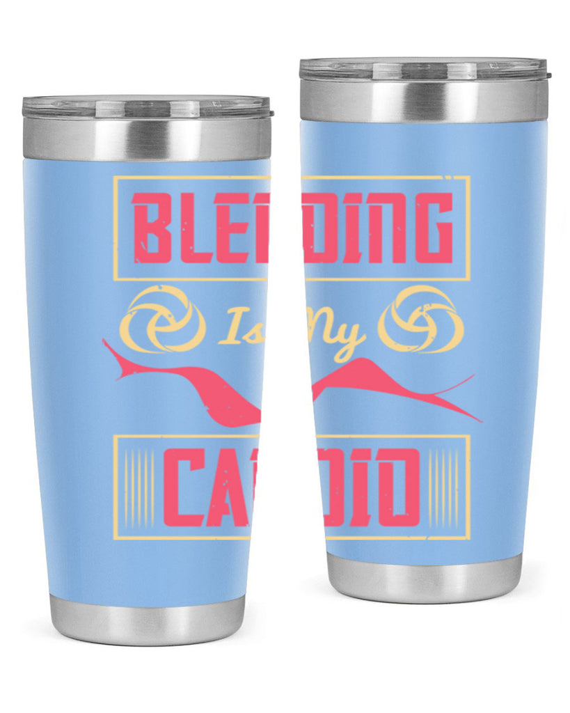 Blending is my cardio Style 167#- make up- Tumbler