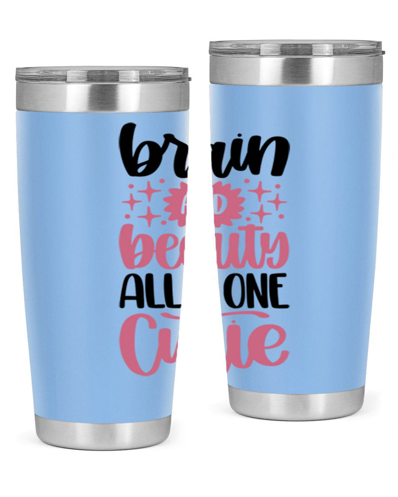 Brain And Beauty All In One Style 126#- make up- Tumbler