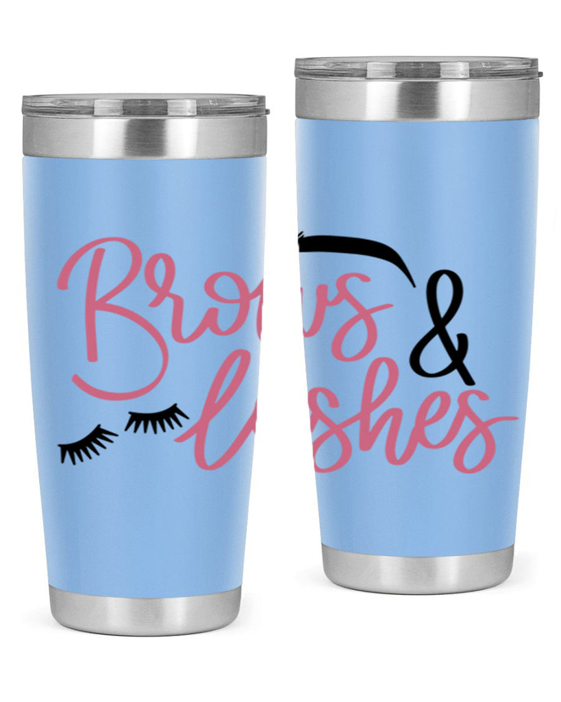 Brows Lashes Style 122#- make up- Tumbler