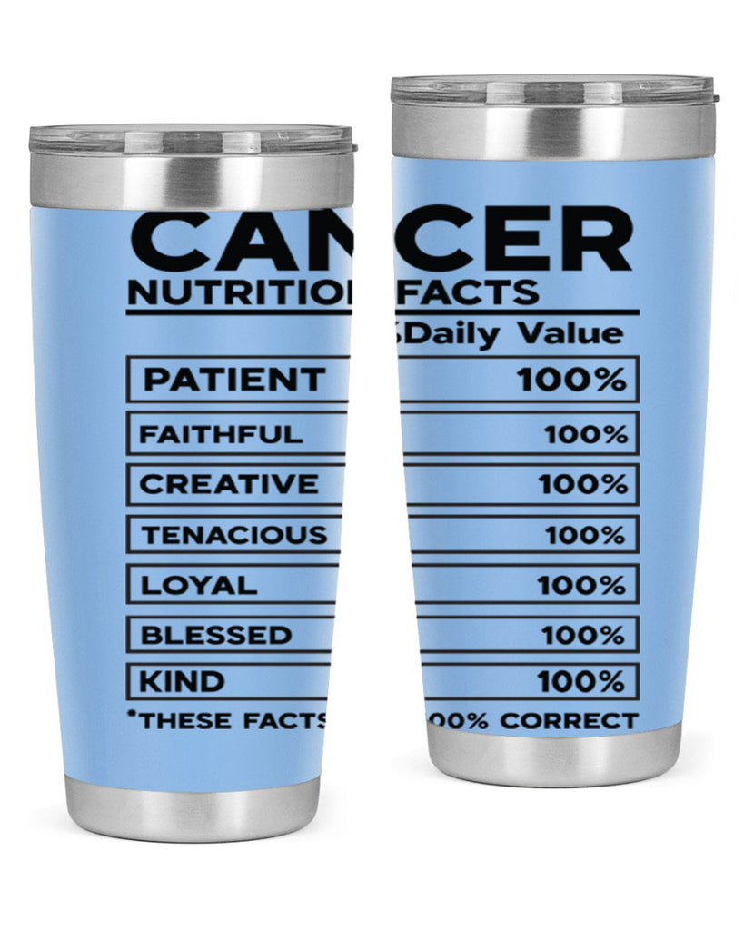 Cancer Nutrition Facts 148#- zodiac- Tumbler