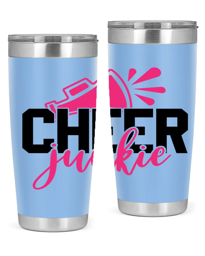 Cheer junkie 1390#- cheer- Tumbler
