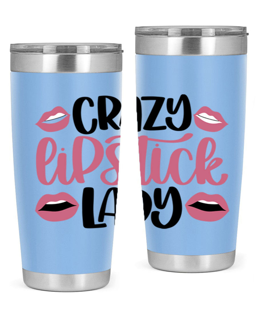Crazy Lipstick Lady Style 107#- make up- Tumbler