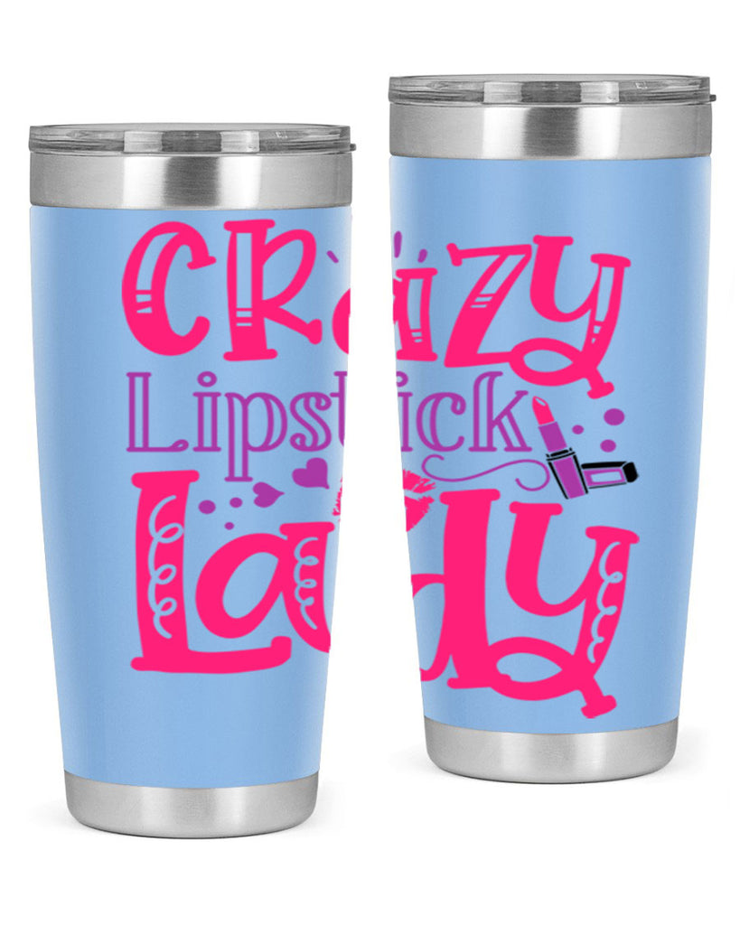 Crazy Lipstick Lady Style 241#- make up- Tumbler