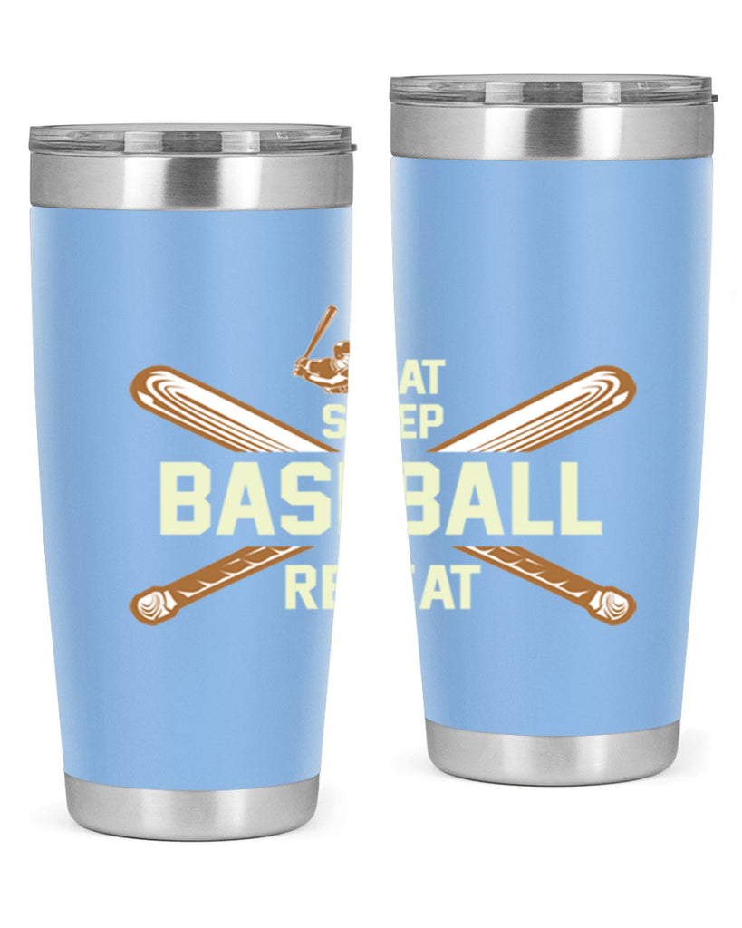 Eat 1285#- baseball- Tumbler