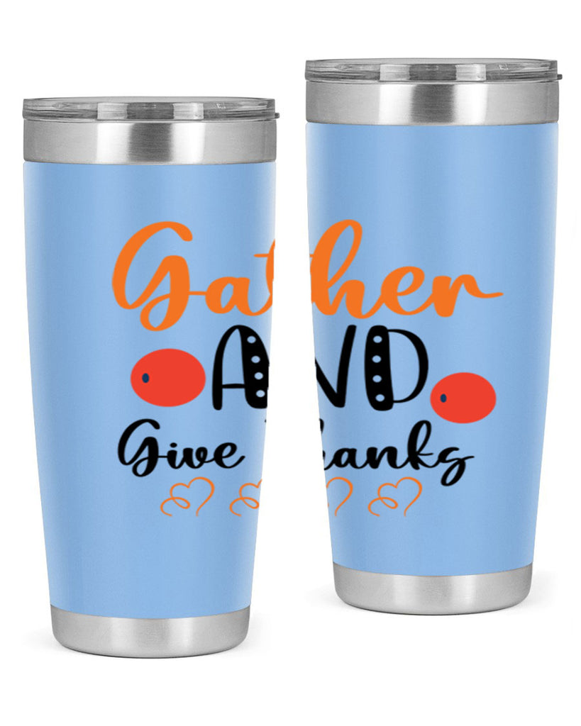 Gather And Give Thanks 188#- fall- Tumbler