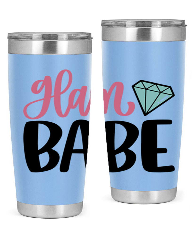 Glam Babe Style 98#- make up- Tumbler