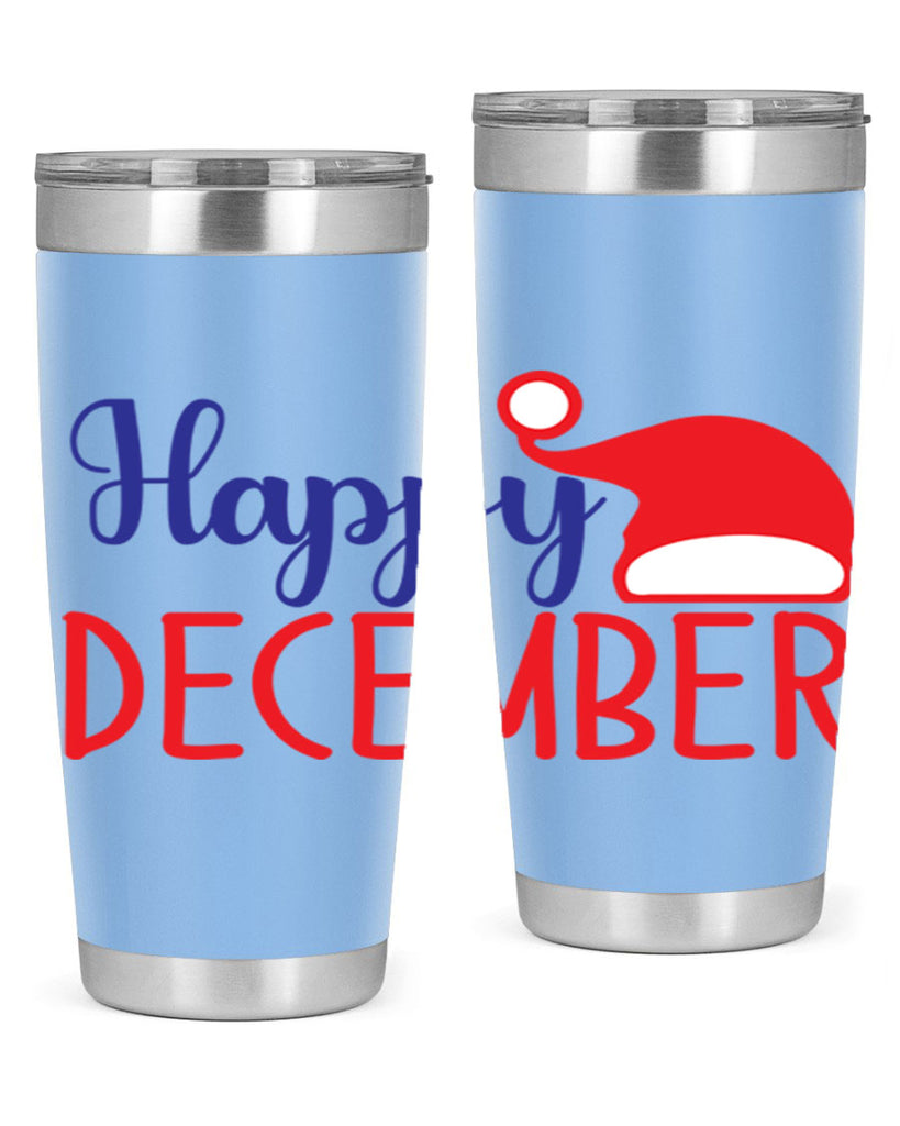 Happy December 135#- winter- Tumbler