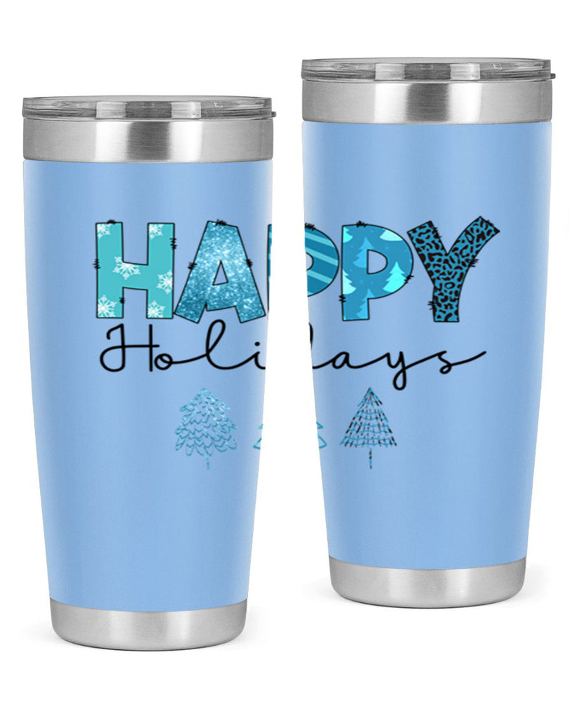 Happy Holidays 140#- winter- Tumbler