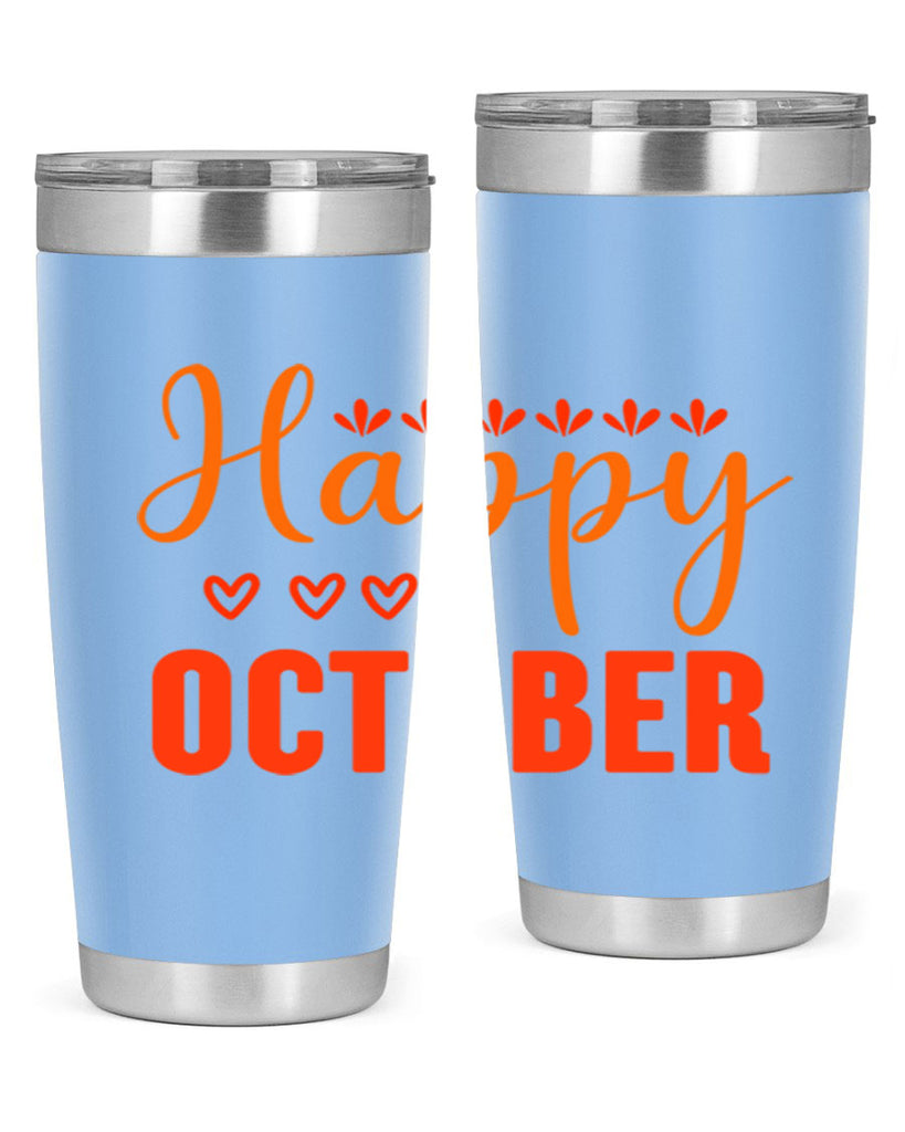 Happy October Design 237#- fall- Tumbler